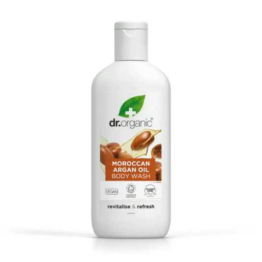 Dr. Organic Αφρόλουτρο με λάδι αργκάν από το Μαρόκο 250 ml. 