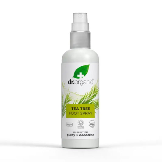 Dr.Organic Αποσμητικό σπρέι για τα πόδια με τεϊόδεντρο, 100 ml