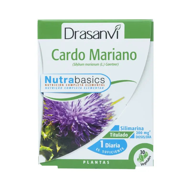 Drasanvi Γαϊδουράγκαθο 30 κάψουλες, συσκευασία Nutrabasicos Drasanvi