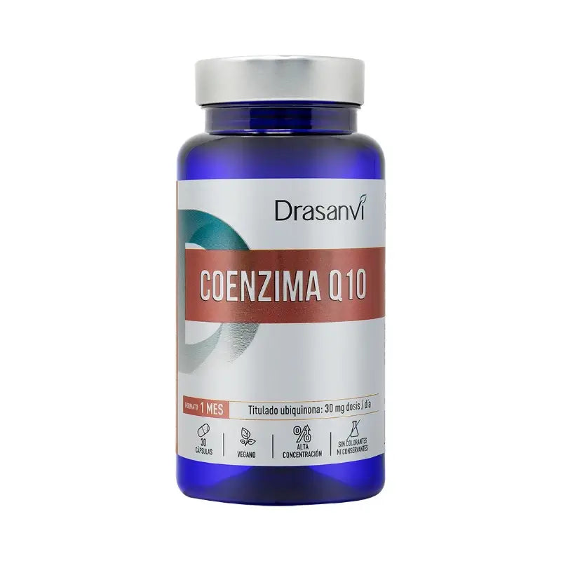 Drasanvi Συνένζυμο Q10 30 κάψουλες, συσκευασία Nutrabasicos Drasanvi