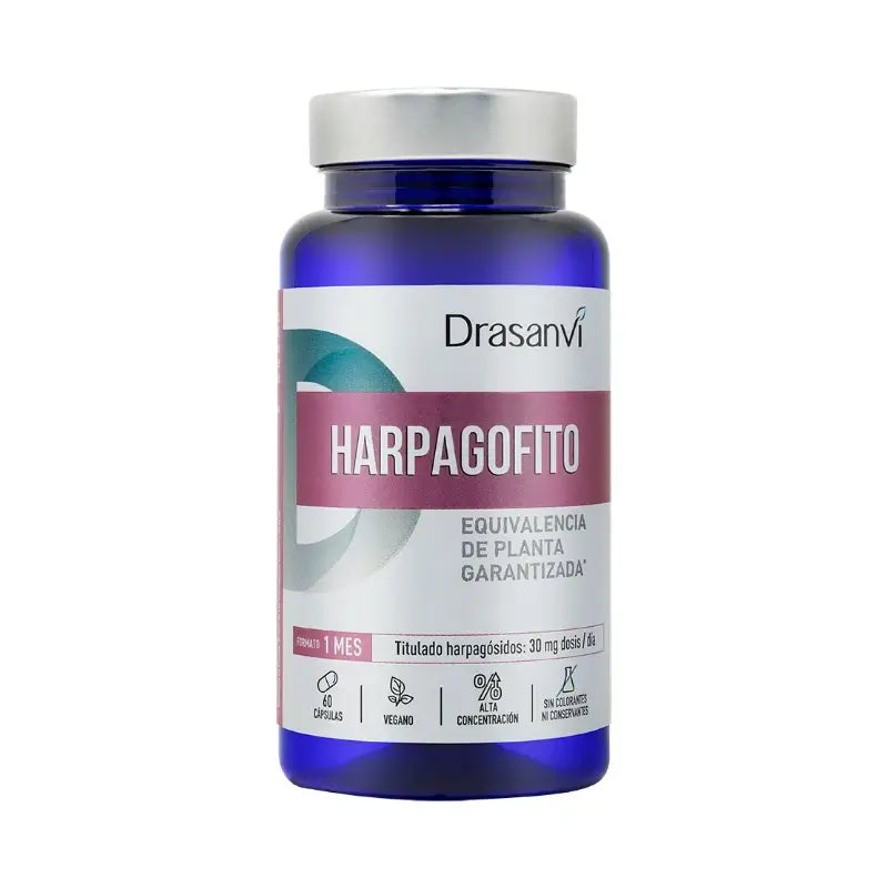 Drasanvi Harpagofito 60 κάψουλες, συσκευασία Nutrabasicos Drasanvi