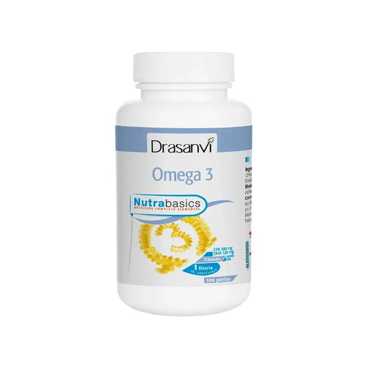 Drasanvi Ωμέγα-3 1000 mg, συσκευασία Nutrabasicos, 100 κάψουλες