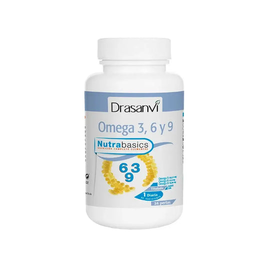 Drasanvi Ωμέγα 3-6-9 1000 mg, συσκευασία Nutrabasicos, 24 κάψουλες