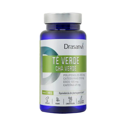 Drasanvi Πράσινο Τσάι 60 Κάψουλες, Συσκευασία Nutrabasicos Drasanvi