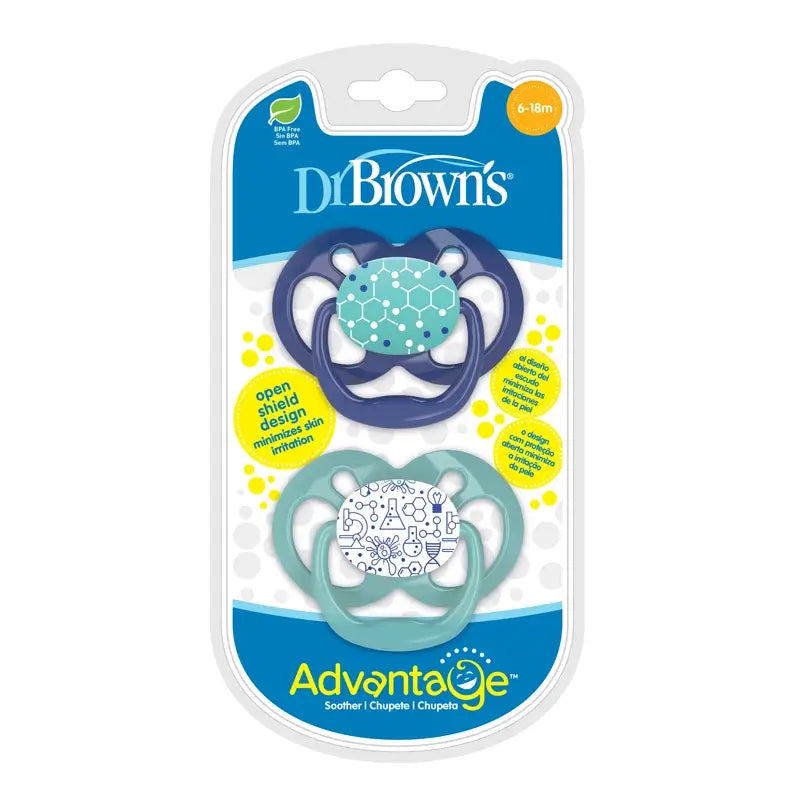 Dr. Brown's Πιπίλα Advantage Reversible T2 - Ποικιλία