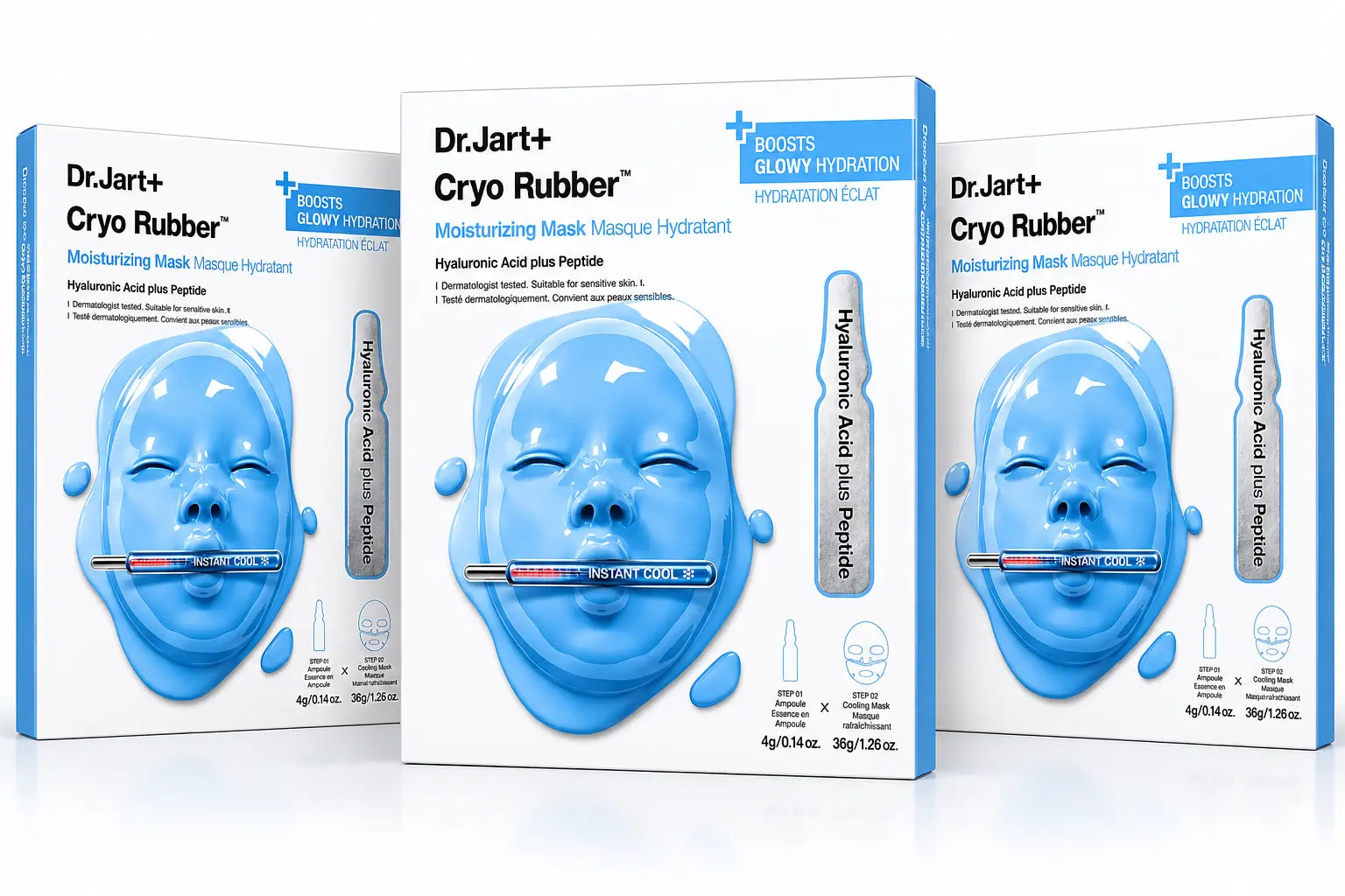 Dr.Jart+ Dr.Jart+ Ενυδατική μάσκα Cryo Rubber Moisturizing Mask, συσκευασία των 3 τεμαχίων