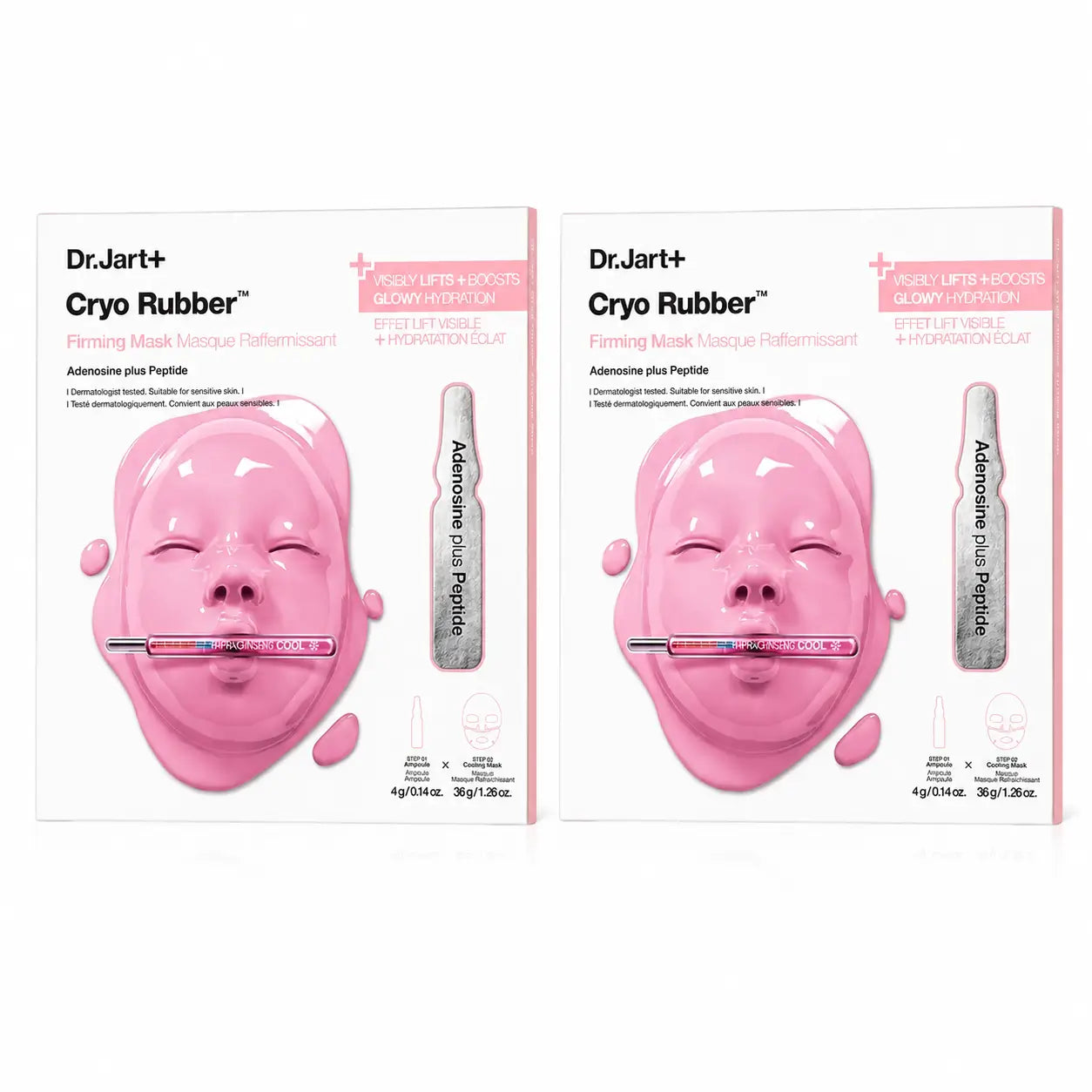 Dr.Jart+ Cryo Rubber Firming Mask, συσκευασία των 2 τεμαχίων