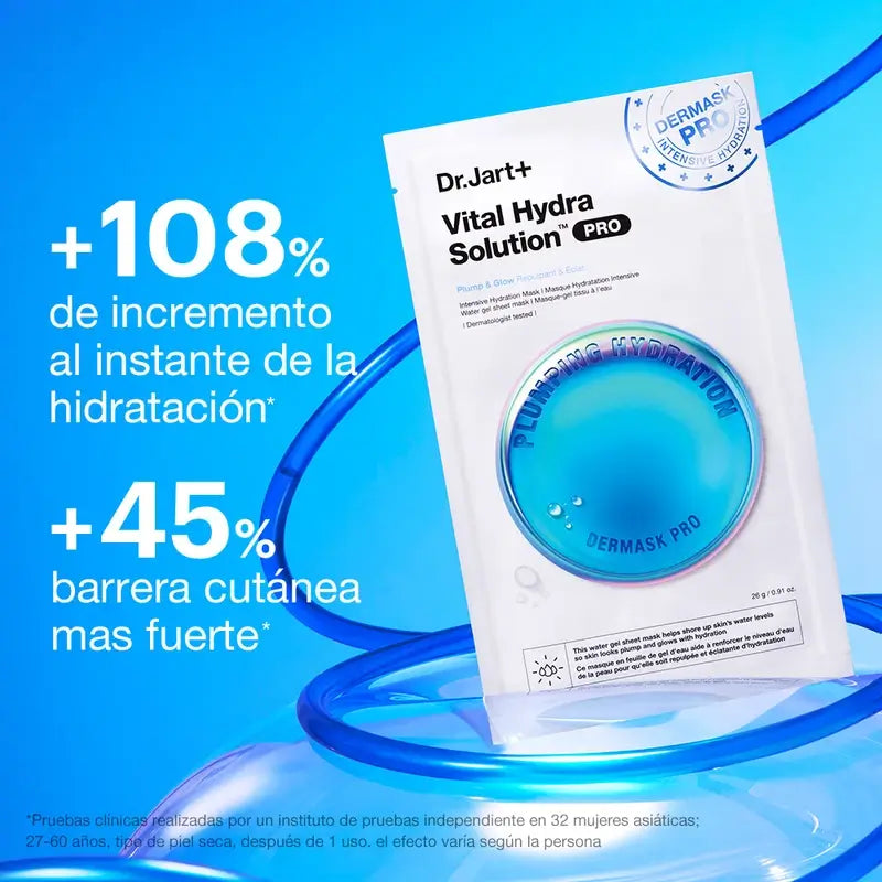 Dr. Jart+ Dermask Vital Hydra Solution Pro Ενυδατική μάσκα προσώπου, 26 γρ.