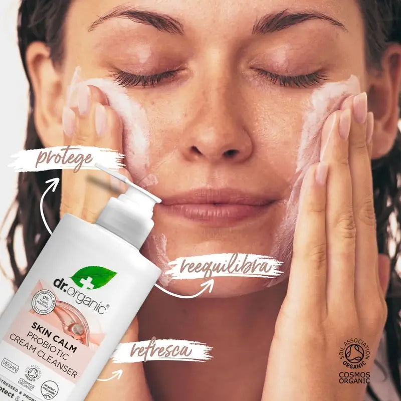 Dr.Organic Skin Calm Προβιοτική Κρέμα Καθαρισμού και Εξισορρόπησης, 150 ml