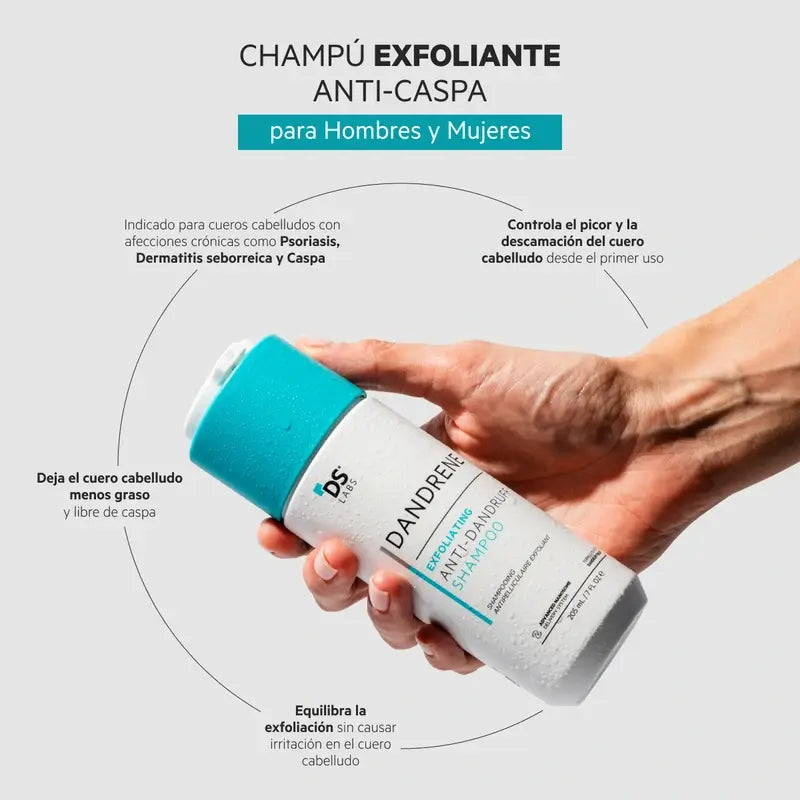 Ds Laboratories Dandrene Σαμπουάν απολέπισης κατά της πιτυρίδας, 205 ml