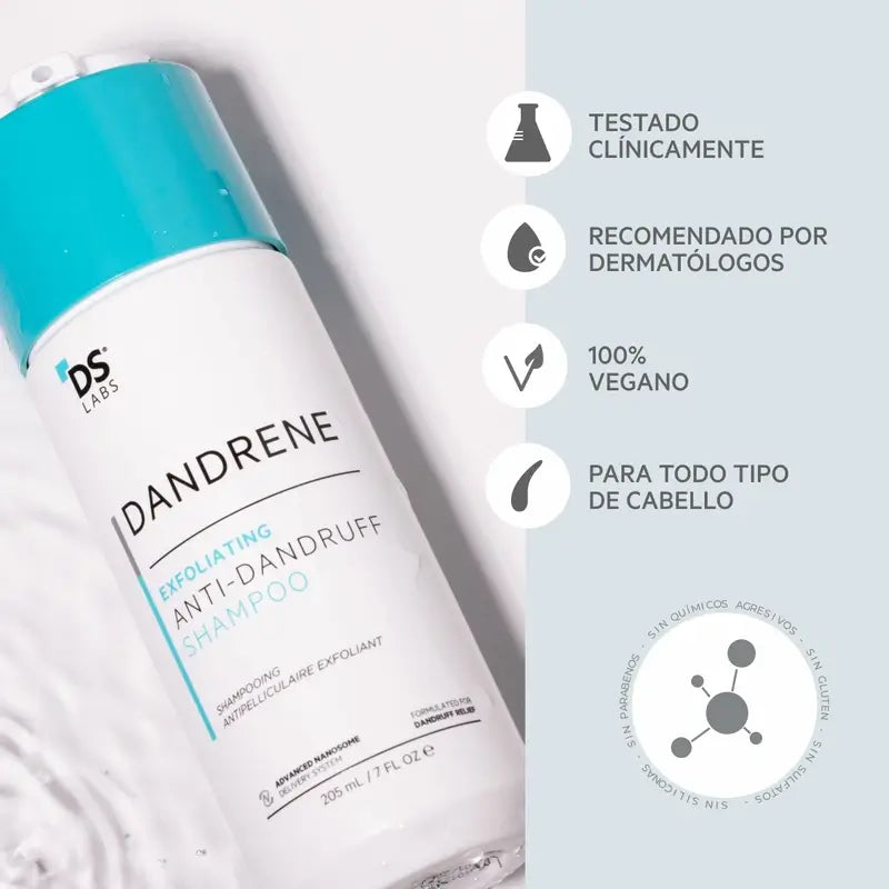 Ds Laboratories Dandrene Σαμπουάν απολέπισης κατά της πιτυρίδας, 205 ml