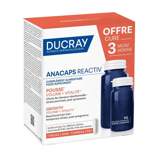 Ducray Anacaps Reactiv Caps Nc, 90 κάψουλες