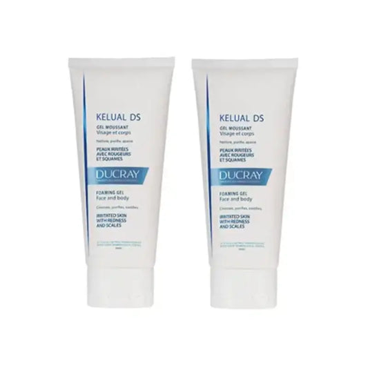 Ducray Kelual Ds Καθαριστικό Τζελ, 2×200 ml 