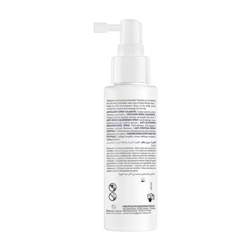 Ducray Kelual Ds Εντατικό Καταπραϋντικό Σπρέι, 100 ml