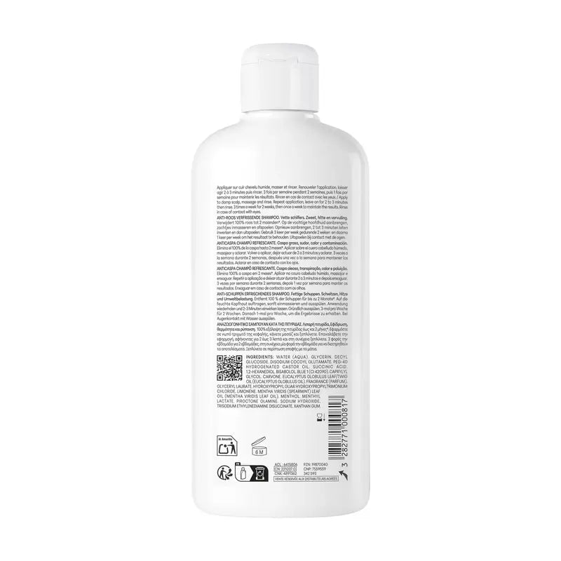 Ducray Kelual Squanorm Αναζωογονητικό Σαμπουάν, 400 ml