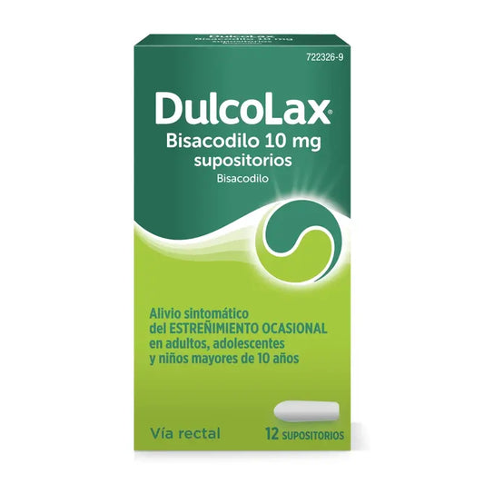 Dulcolax Bisacodilo 10 mg, 12 υπόθετα