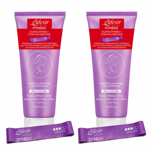 Elifexir Fitness Gel αναδιαμόρφωσης, σύσφιξης, διαμόρφωσης και τόνωσης 200 ml, συσκευασία 2 τεμαχίων