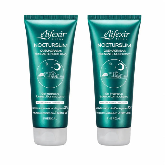 Elifexir Nocturslim Εντατική Αντικελιτική Κρέμα για την Καύση Λίπους και τη Μείωση του Όγκου, για τη Νύχτα, 200 ml, συσκευασία 2 τεμαχίων