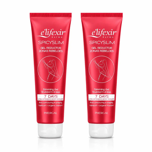 Elifexir Spicyslim Gel, λιποδιαλυτικό υψηλής έντασης για δύσκολες περιοχές, 150 ml, συσκευασία 2 τεμαχίων
