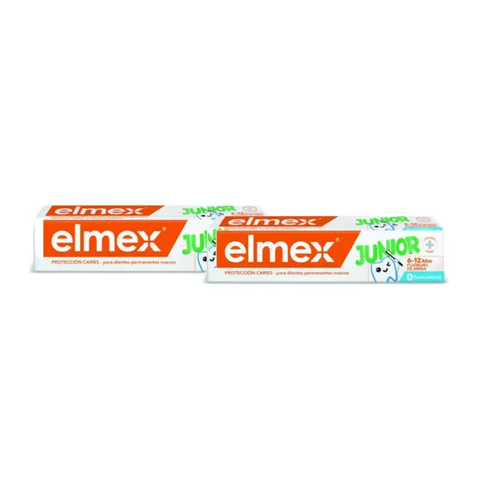 Οδοντόκρεμες Elmex Caries Junior, 75 ml, συσκευασία 2 τεμαχίων