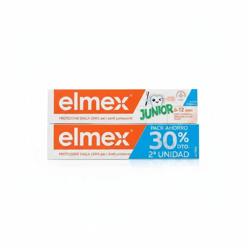 Elmex Junior Οδοντόκρεμα, συσκευασία, 2 x 75 ml