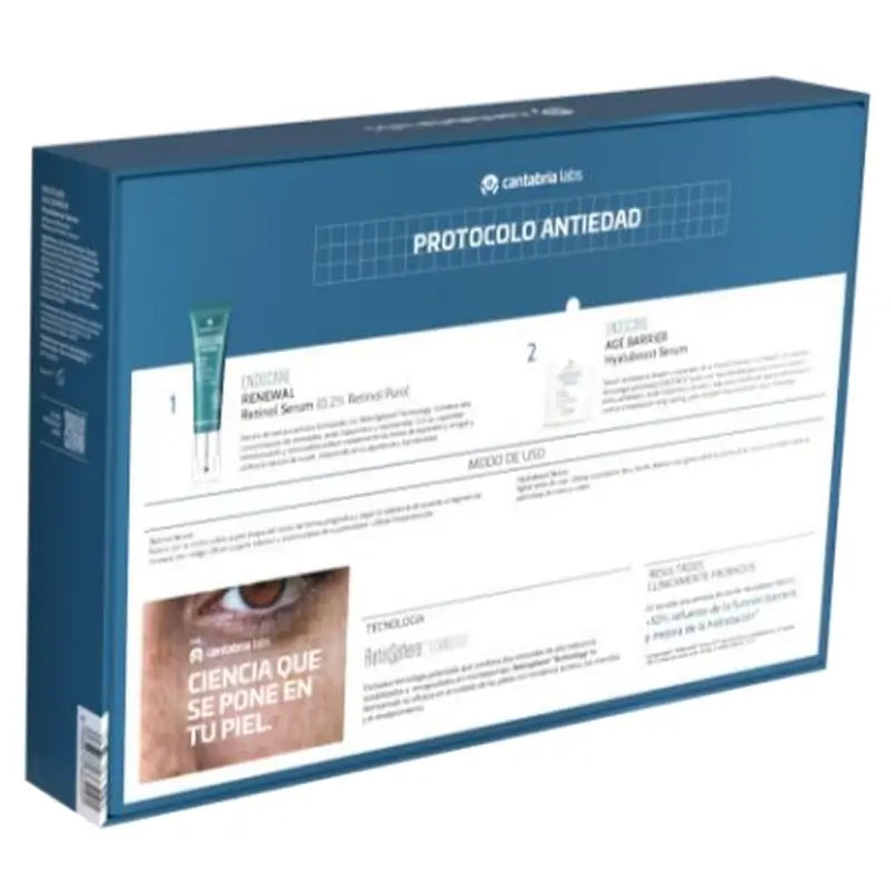 Endocare Σετ Retinol Renewal Ορός Ρετινόλης 30 ml + Age Barrier Hyaluboost, 30 ml