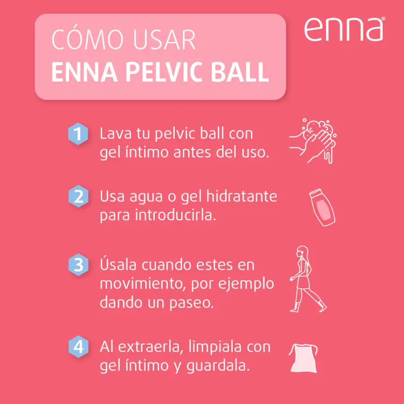 Enna Pelvic Ball Lite – Συσκευή γυμναστικής για τον πυελικό πυθμένα και την ακράτεια ούρων