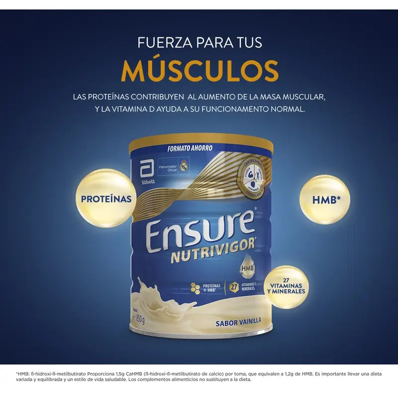 Ensure Nutrivigor Βανίλια 2X850G, 1700 γραμμάρια