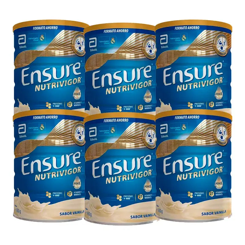 Ensure Nutrivigor Vanilla Tin, Pack 6 x 850 grams