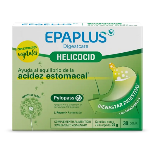 Epaplus Digestcare Helicocid, 30 δισκία