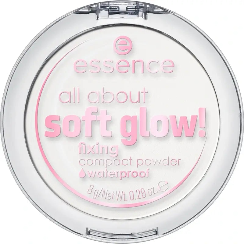 Αδιάβροχη συμπαγής πούδρα All About Soft Glow!, 8 γρ.