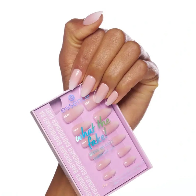 Σετ μανικιούρ Essence με τεχνητά νύχια What The Fake! Press-On Nails 03, 28 τεμάχια