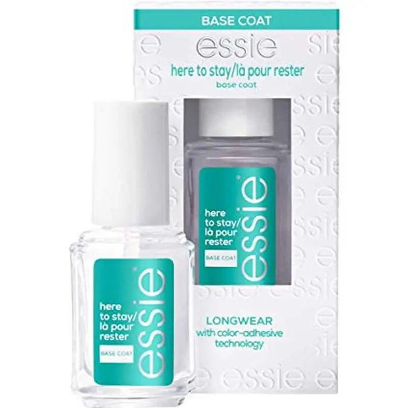 Essie Θεραπεία νυχιών με τεχνολογία «Adhesión Color», που παρατείνει τη διάρκεια του βερνικιού - Βάση Here To Stay - 13,5 ml