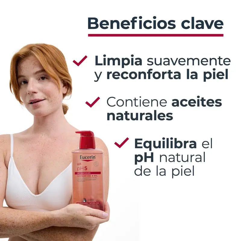 Eucerin Oleogel Αναζωογονητικό Αφρόλουτρο, 400 ml