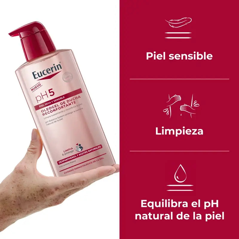 Eucerin Oleogel Αναζωογονητικό Αφρόλουτρο, 400 ml