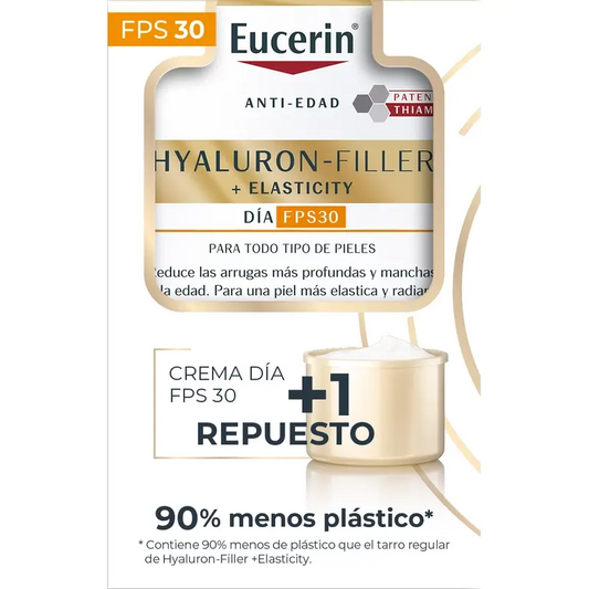 Eucerin Anti-Ageing Elasticity Day Pack Fps 30, 50 Ml+ Refill, 50 Ml