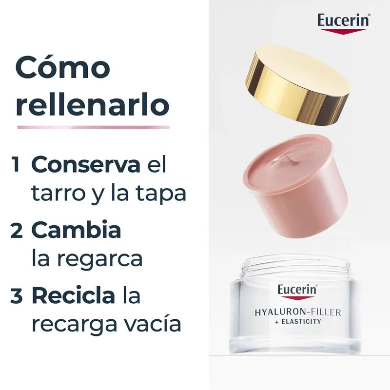 Eucerin Refill Κρέμα Ημέρας Rosé Hyaluron Filler Elasticity, 50 ml