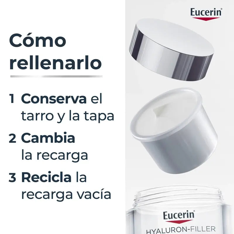 Eucerin Refill Κρέμα Ημέρας SPF 30 Hyaluron Filler, 50 ml