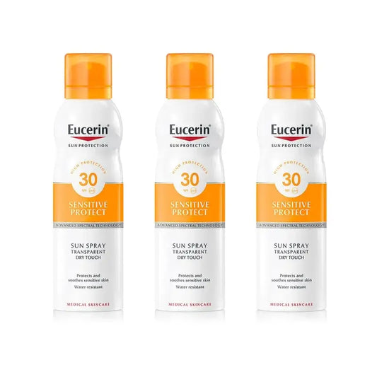 Eucerin Eucerin Clear Sun Spray Dry Touch Spf30, 3X200 Ml