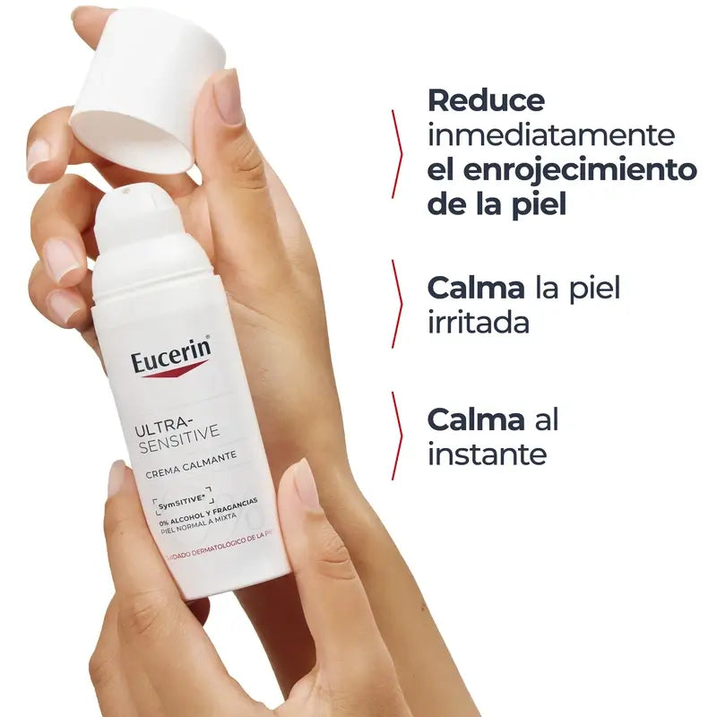 Eucerin Ultra-Sensitive Καταπραϋντική Κρέμα για Κανονικό έως Μικτό Δέρμα, 50 ml