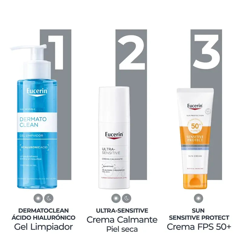 Eucerin Ultra-Sensitive Καταπραϋντική Κρέμα για Ξηρό Δέρμα, 50 ml