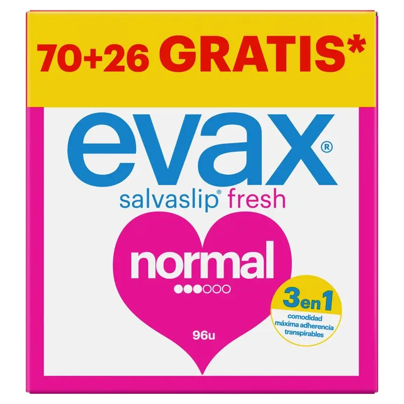 Evax Normal, Σύστημα χωρίς οσμή, 96 σερβιετάκια