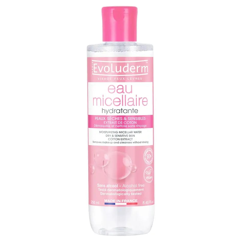 Evoluderm Μικκυλιακό Νερό για Ξηρές/Ευαίσθητες Επιδερμίδες, 250 ml