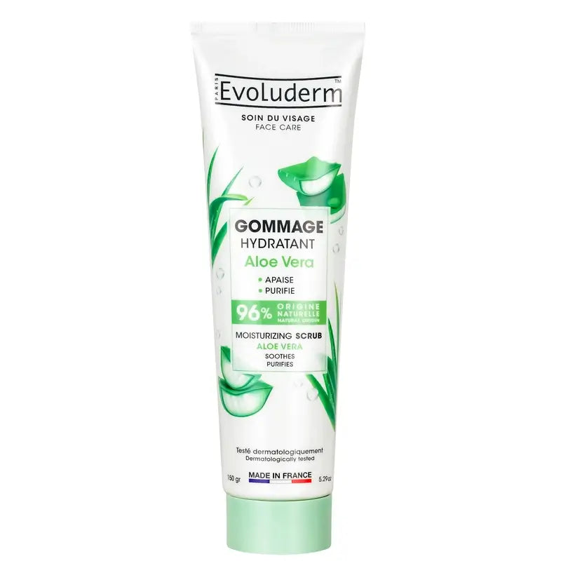 Evoluderm Ενυδατικό Απολεπιστικό Προσώπου με Αλόη Βέρα, 150 g