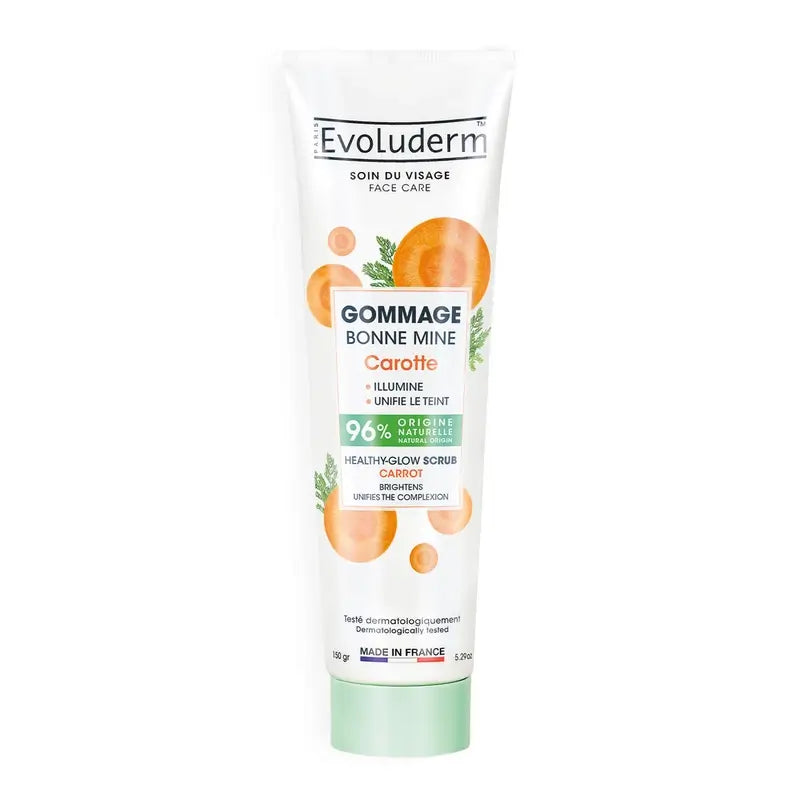 Evoluderm Απολεπιστικό Προσώπου με Καρότο, 150 g
