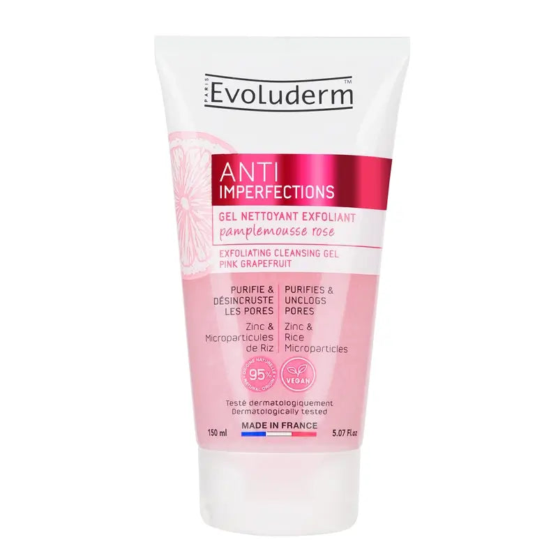 Evoluderm Καθαριστικό Τζελ με Απολέπιση, 150 ml