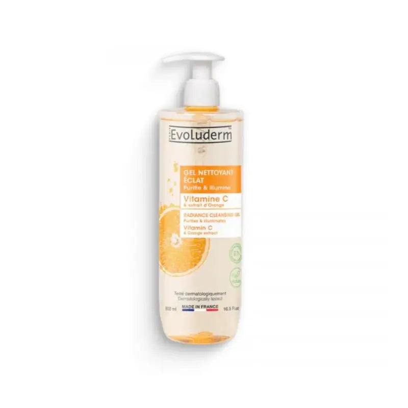 Evoluderm Καθαριστικό Τζελ με Βιταμίνη C, 500 ml