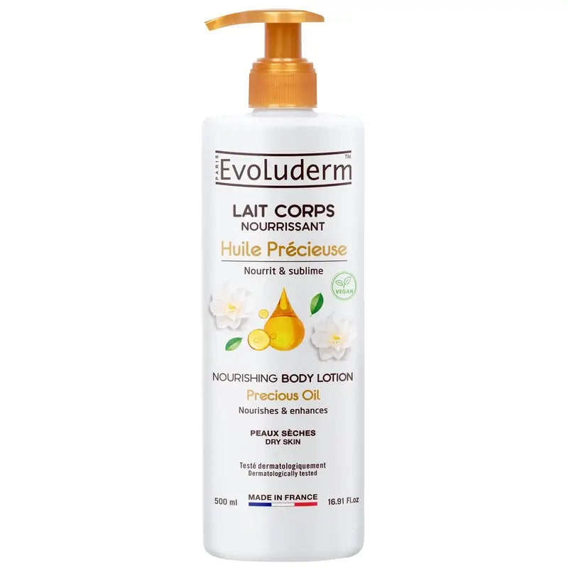 Evoluderm Λοσιόν Σώματος με Πολύτιμο Έλαιο, 500 ml
