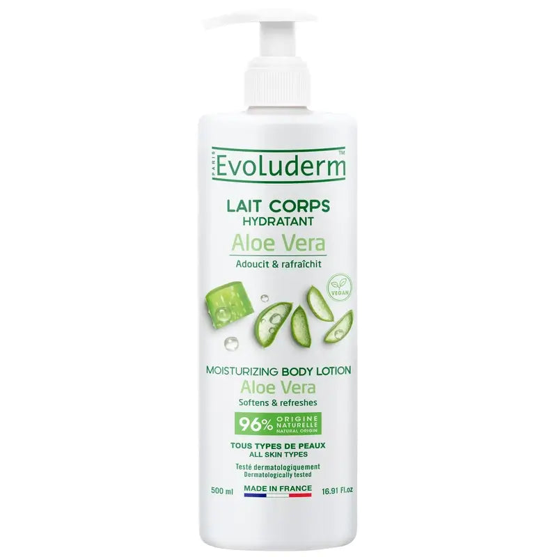 Evoluderm Λοσιόν Σώματος με Αλόη Βέρα, 500 ml