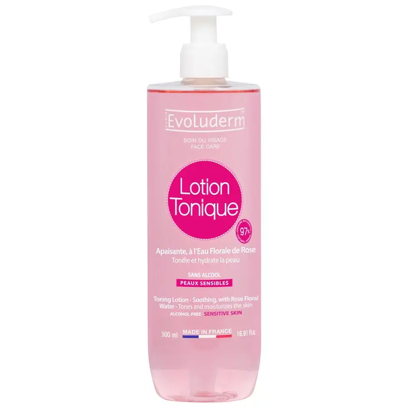 Evoluderm Τονωτική λοσιόν για ευαίσθητο δέρμα, 500 ml